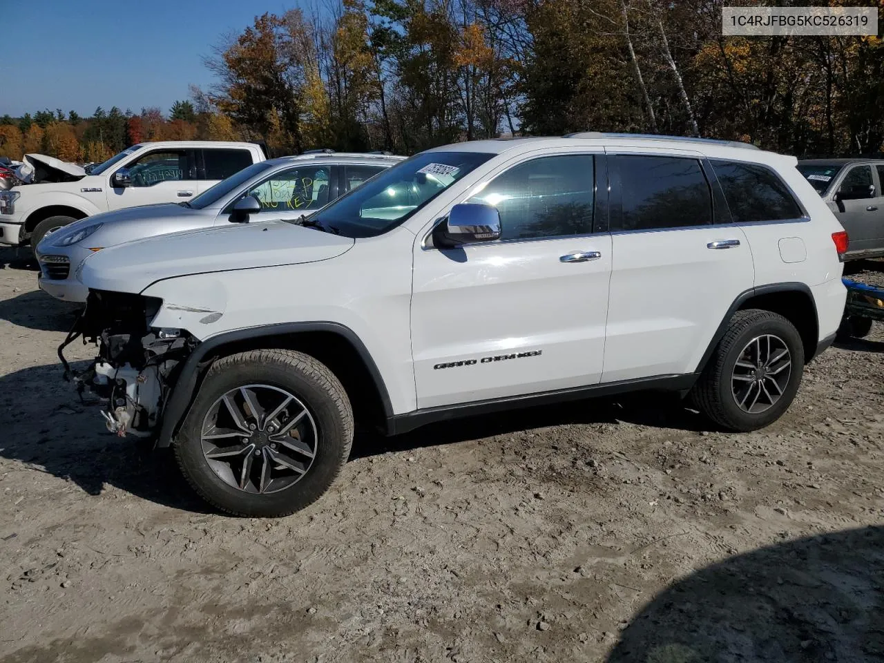 2019 Jeep Grand Cherokee Limited VIN: 1C4RJFBG5KC526319 Lot: 75792624