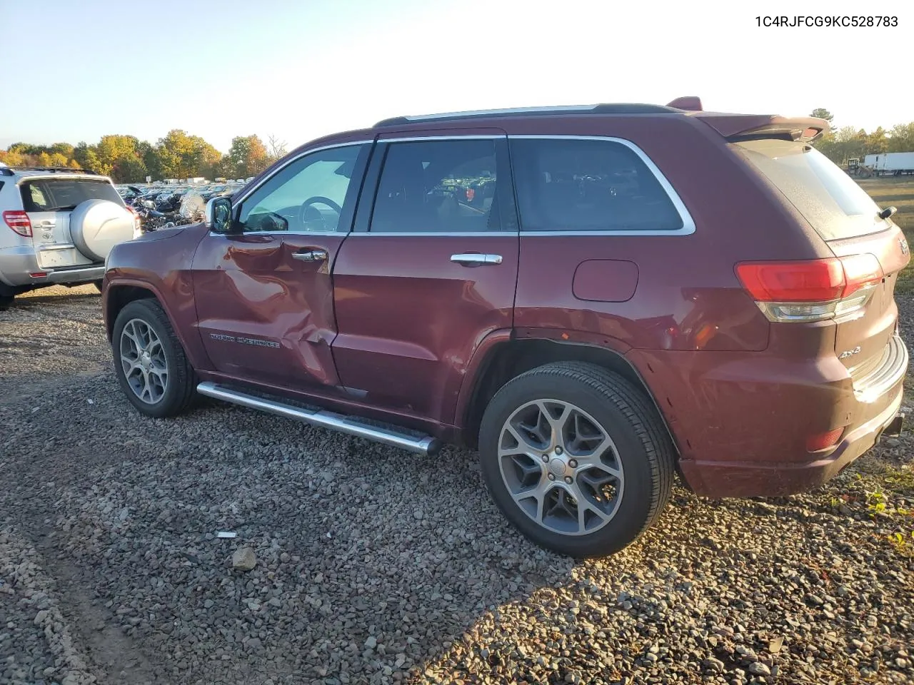 2019 Jeep Grand Cherokee Overland VIN: 1C4RJFCG9KC528783 Lot: 75912854