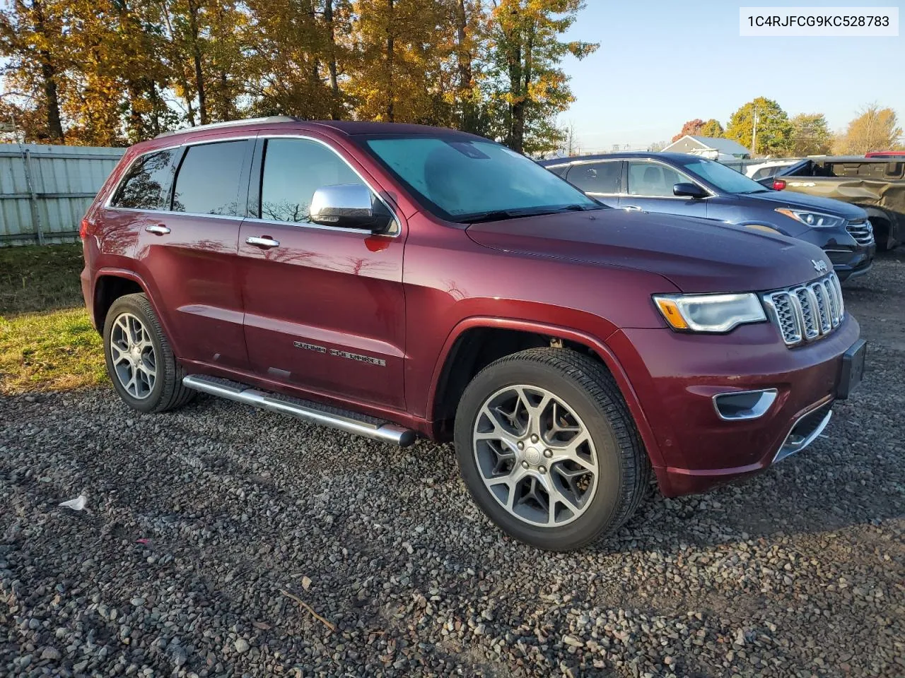 2019 Jeep Grand Cherokee Overland VIN: 1C4RJFCG9KC528783 Lot: 75912854