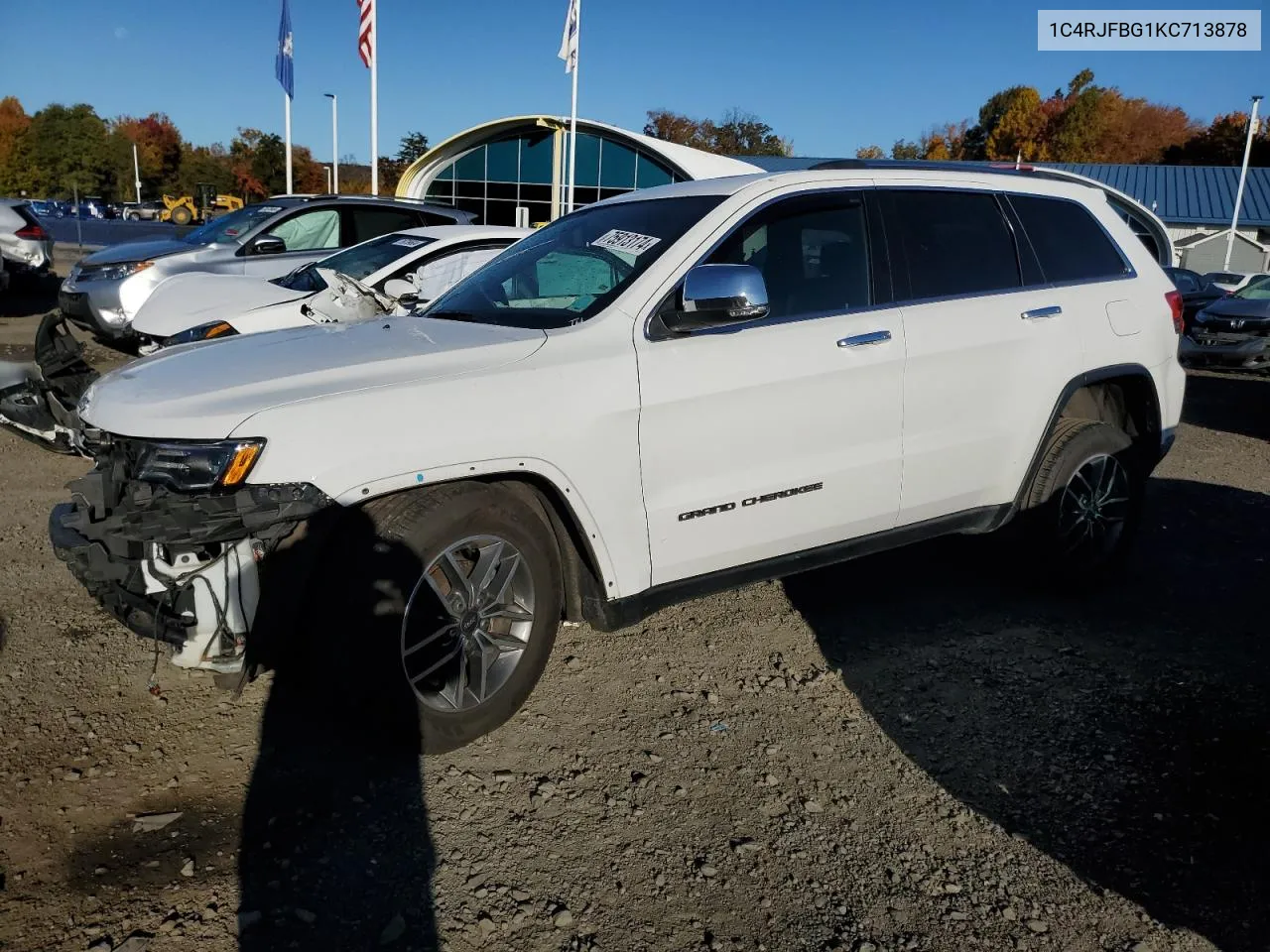 2019 Jeep Grand Cherokee Limited VIN: 1C4RJFBG1KC713878 Lot: 75913174