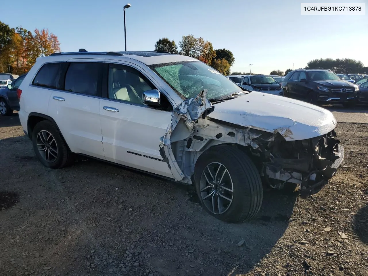 2019 Jeep Grand Cherokee Limited VIN: 1C4RJFBG1KC713878 Lot: 75913174