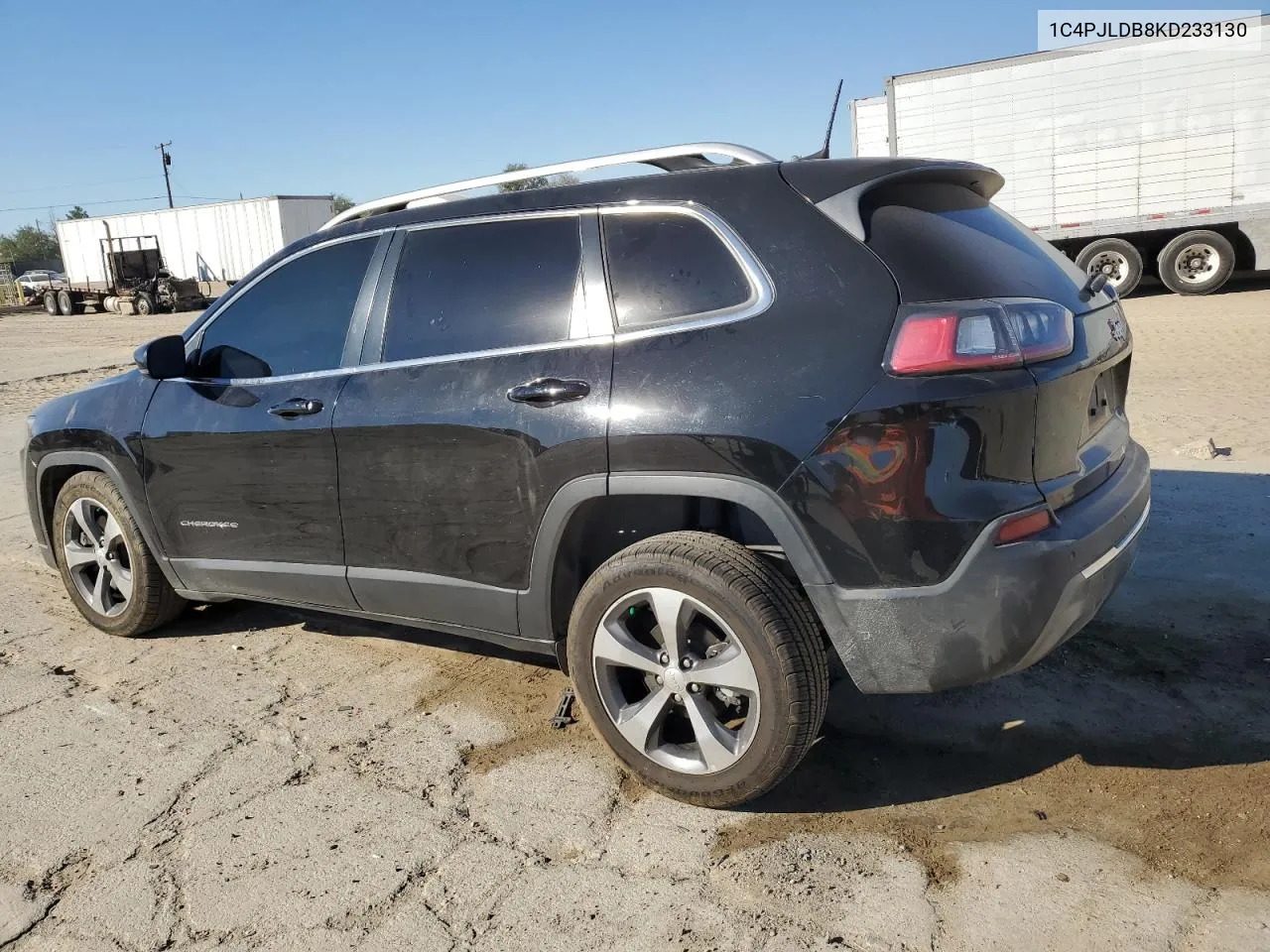 2019 Jeep Cherokee Limited VIN: 1C4PJLDB8KD233130 Lot: 75915414