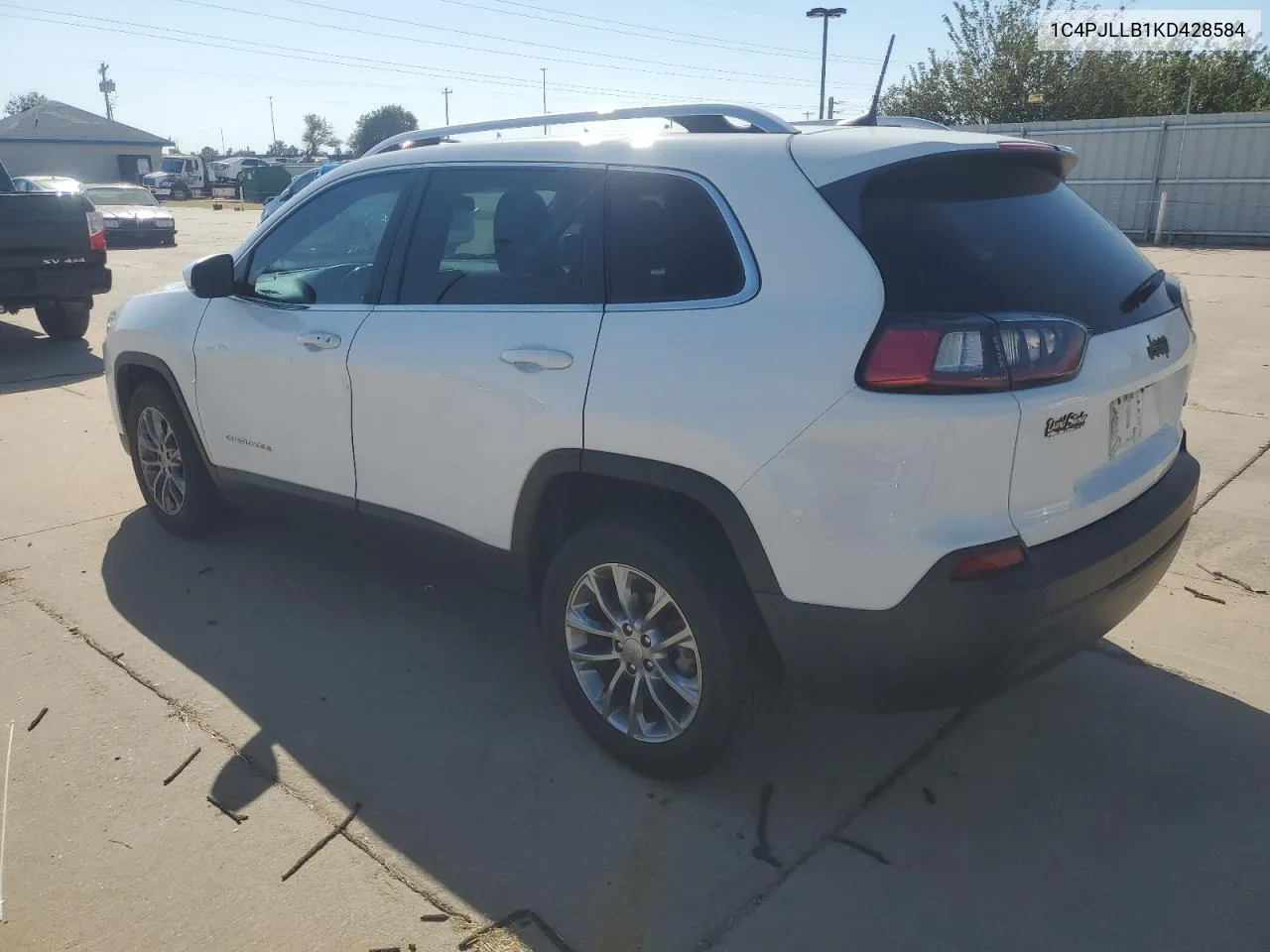 2019 Jeep Cherokee Latitude Plus VIN: 1C4PJLLB1KD428584 Lot: 75921464