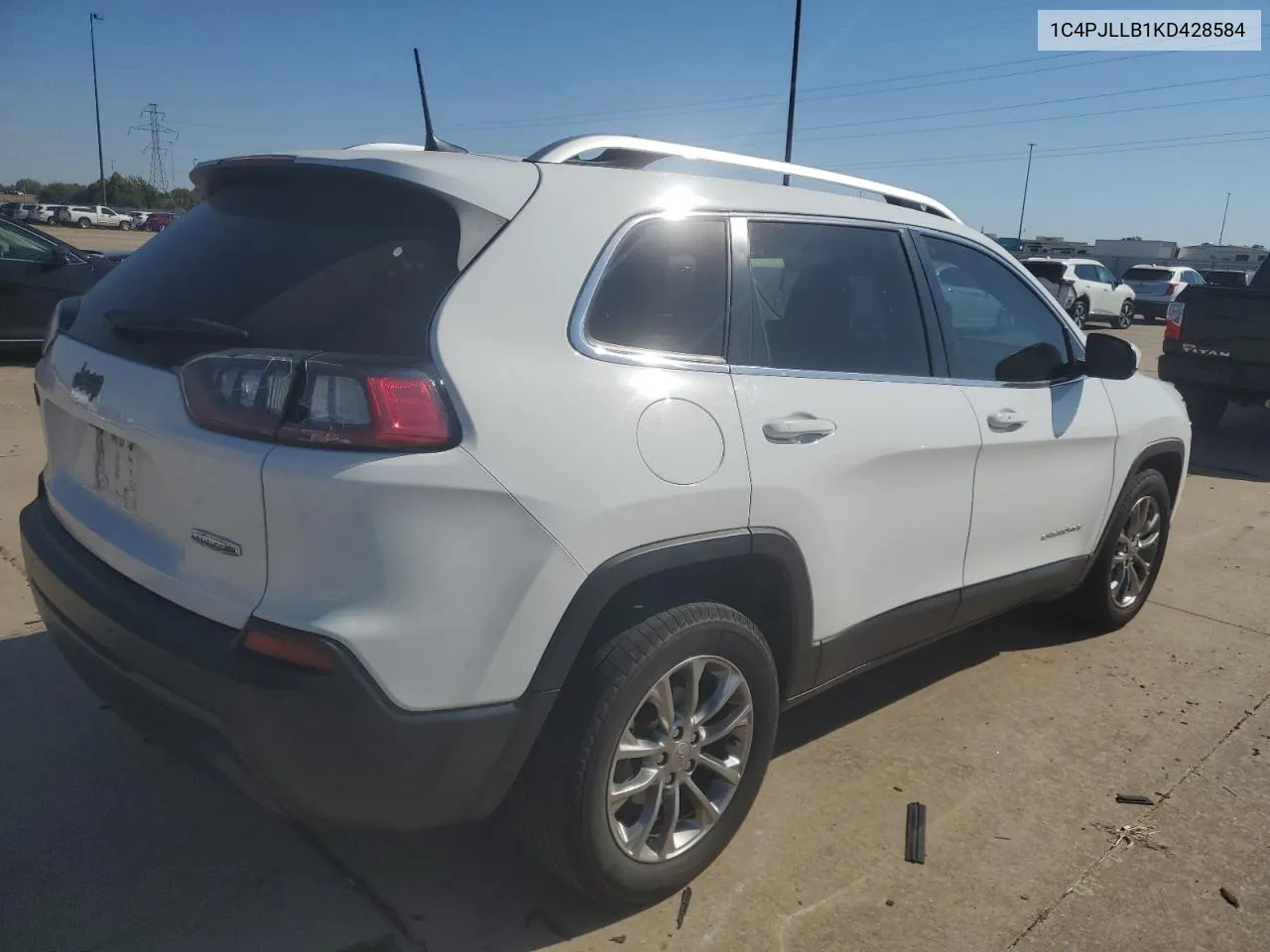 2019 Jeep Cherokee Latitude Plus VIN: 1C4PJLLB1KD428584 Lot: 75921464