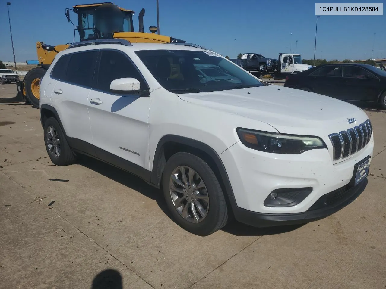 2019 Jeep Cherokee Latitude Plus VIN: 1C4PJLLB1KD428584 Lot: 75921464