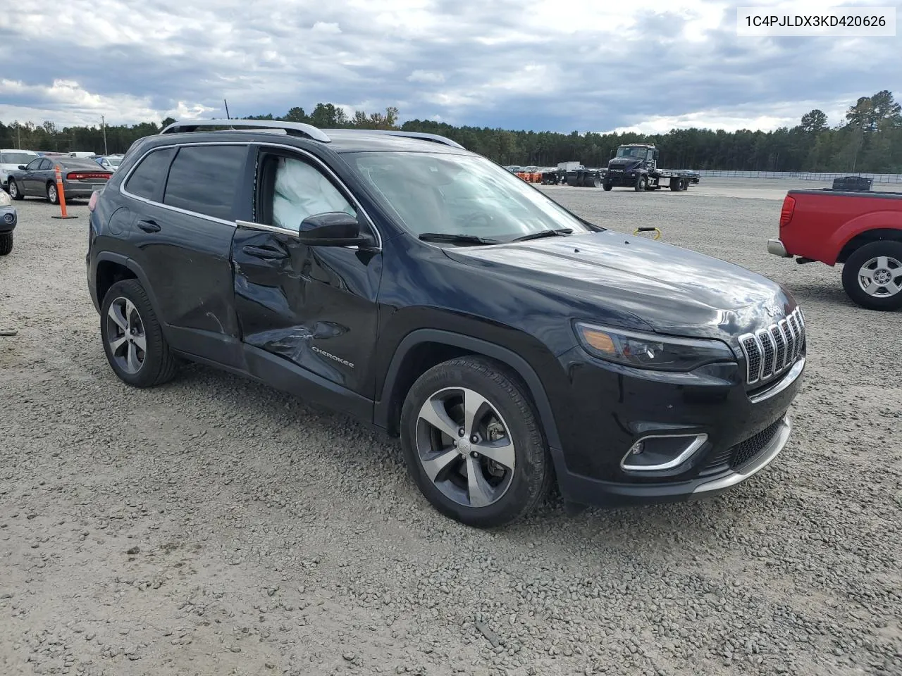 2019 Jeep Cherokee Limited VIN: 1C4PJLDX3KD420626 Lot: 75954134