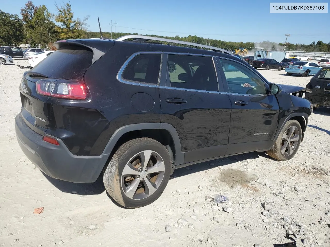 2019 Jeep Cherokee Limited VIN: 1C4PJLDB7KD387103 Lot: 75962924