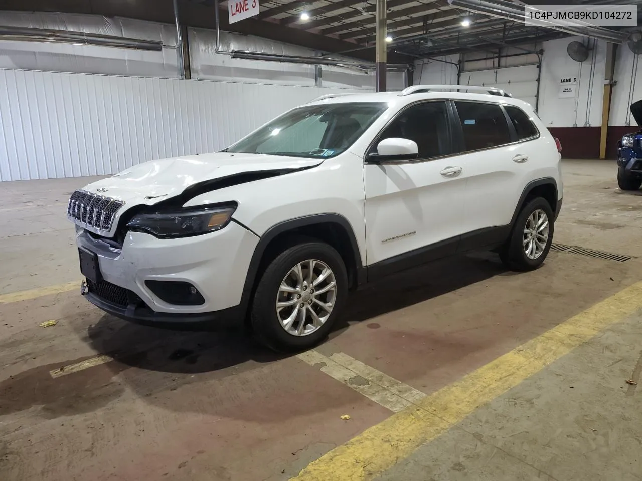 2019 Jeep Cherokee Latitude VIN: 1C4PJMCB9KD104272 Lot: 75996274