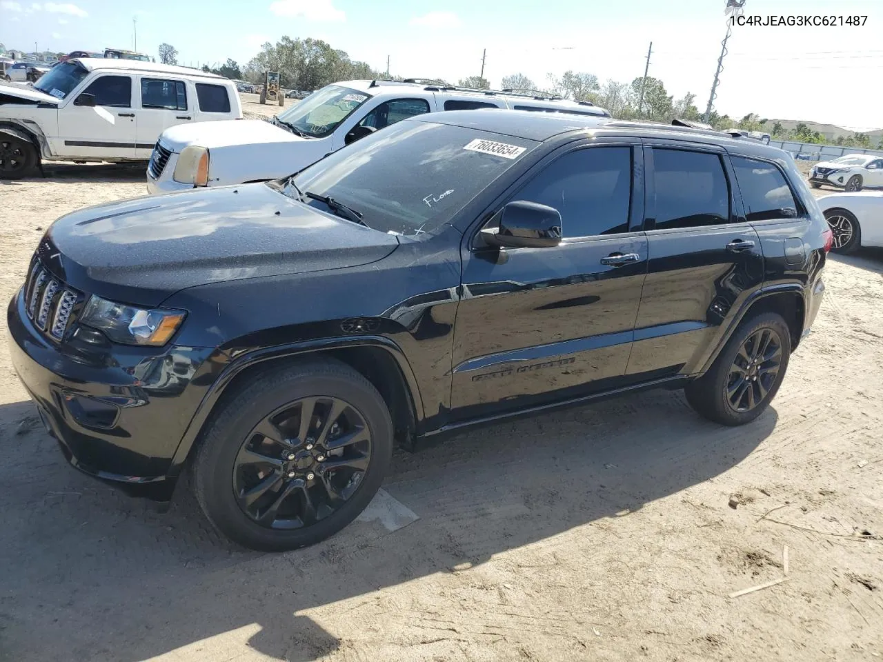 2019 Jeep Grand Cherokee Laredo VIN: 1C4RJEAG3KC621487 Lot: 76033654