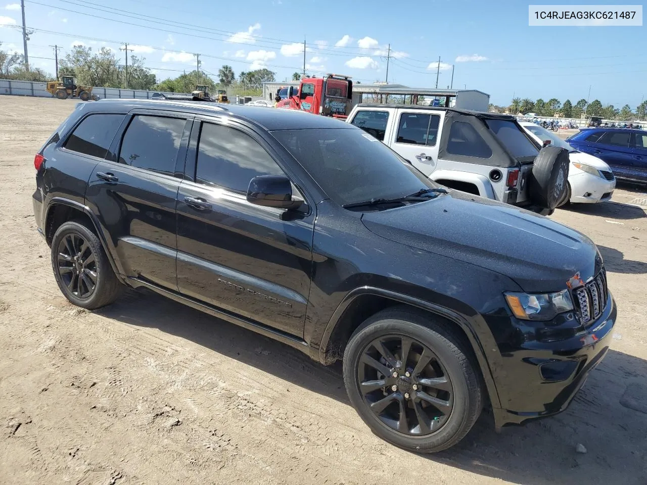 2019 Jeep Grand Cherokee Laredo VIN: 1C4RJEAG3KC621487 Lot: 76033654