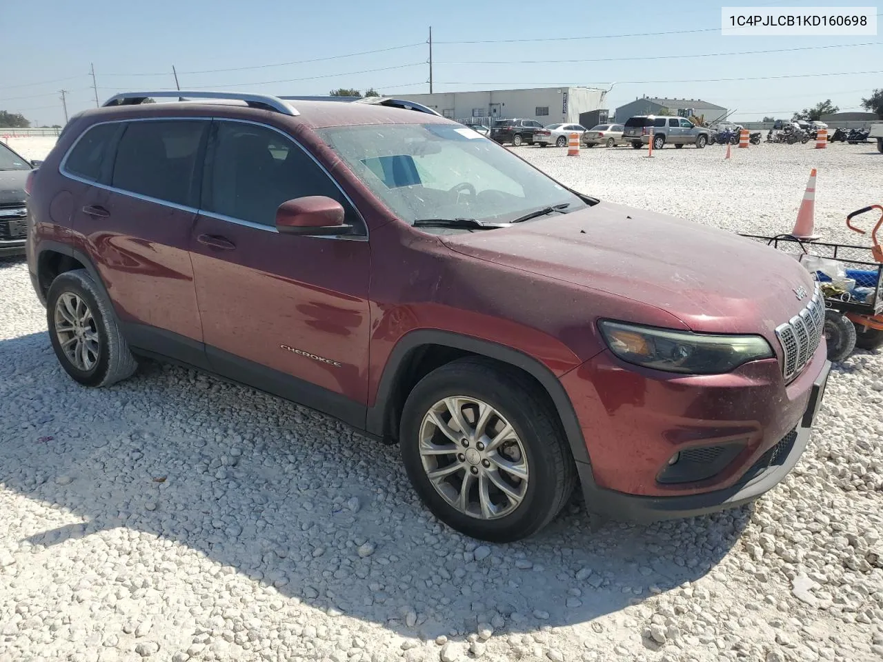 2019 Jeep Cherokee Latitude VIN: 1C4PJLCB1KD160698 Lot: 76088344