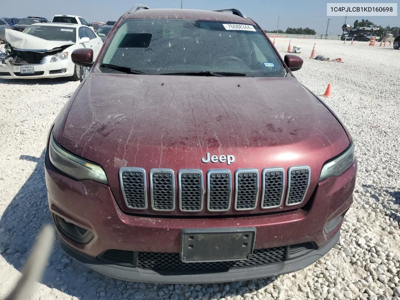 2019 Jeep Cherokee Latitude VIN: 1C4PJLCB1KD160698 Lot: 76088344