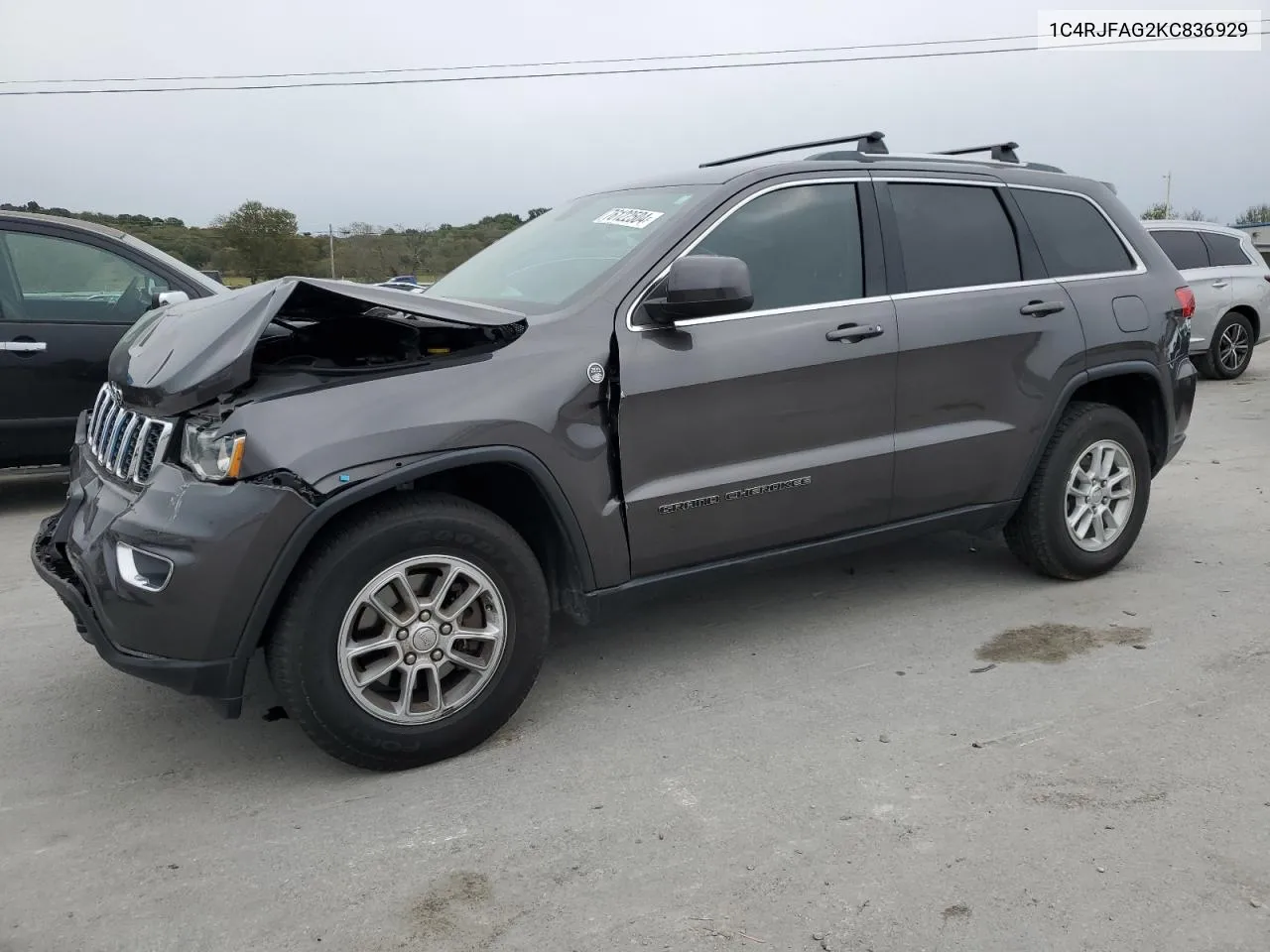 2019 Jeep Grand Cherokee Laredo VIN: 1C4RJFAG2KC836929 Lot: 76122504