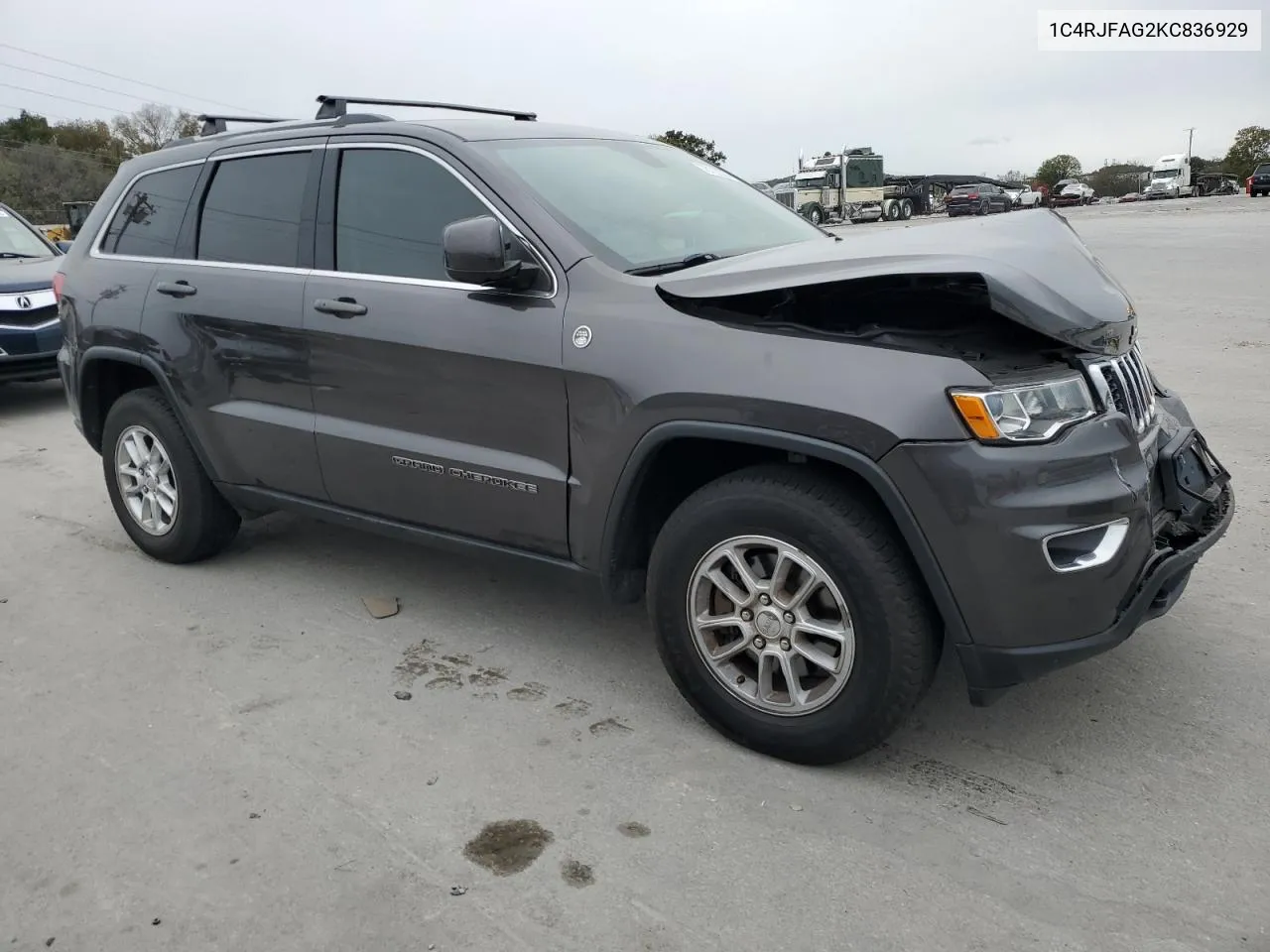 2019 Jeep Grand Cherokee Laredo VIN: 1C4RJFAG2KC836929 Lot: 76122504