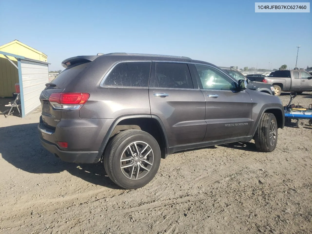 2019 Jeep Grand Cherokee Limited VIN: 1C4RJFBG7KC627460 Lot: 76204754