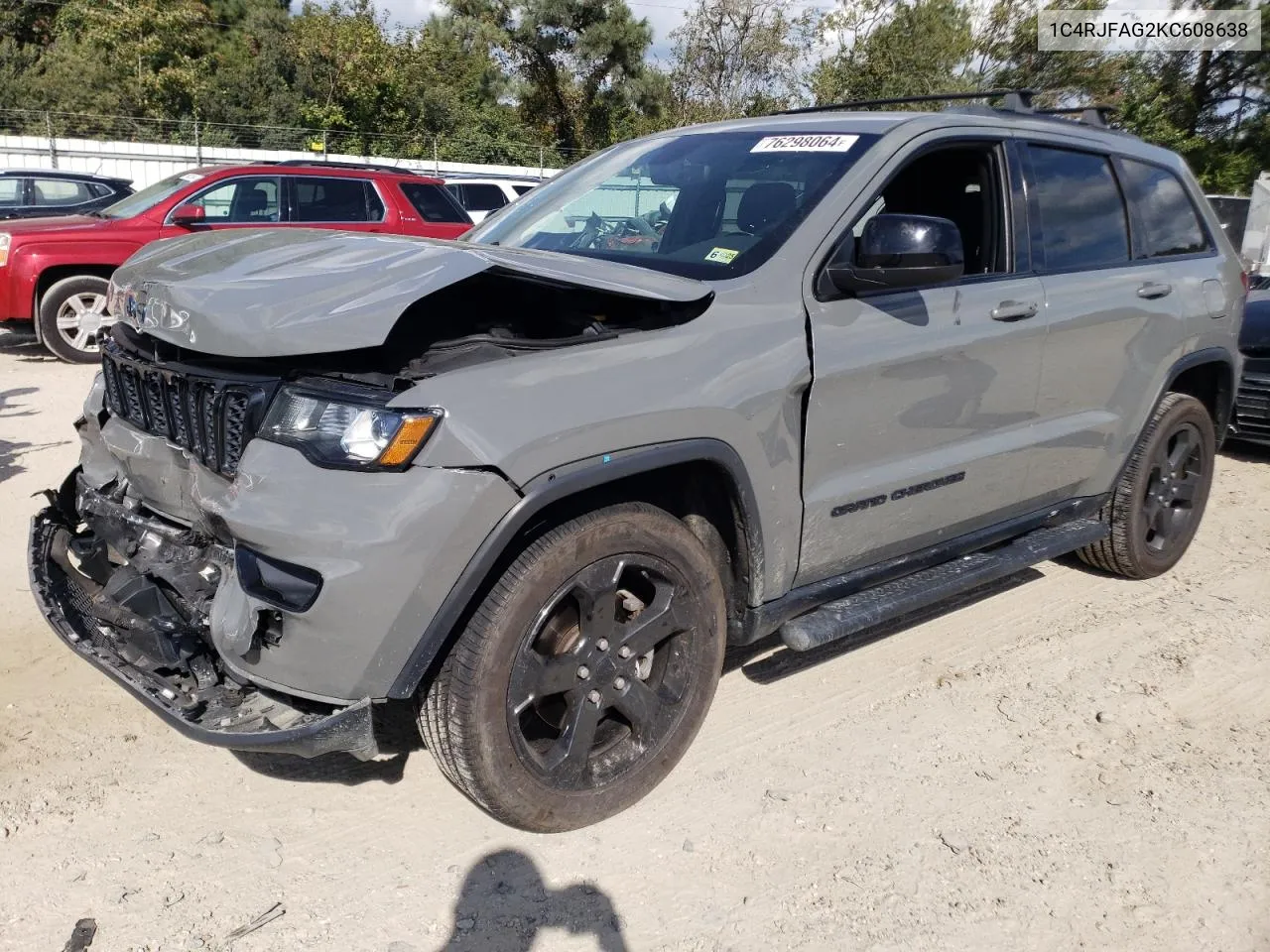 2019 Jeep Grand Cherokee Laredo VIN: 1C4RJFAG2KC608638 Lot: 76298064