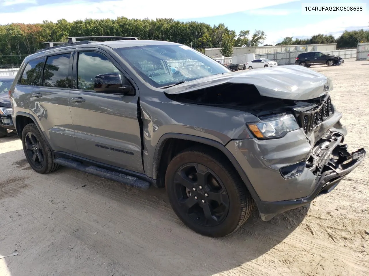 2019 Jeep Grand Cherokee Laredo VIN: 1C4RJFAG2KC608638 Lot: 76298064