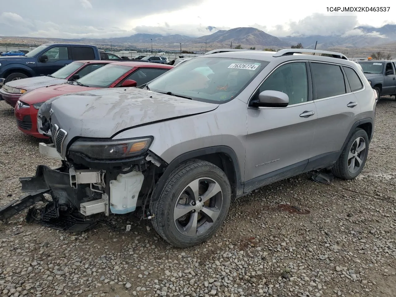 2019 Jeep Cherokee Limited VIN: 1C4PJMDX2KD463537 Lot: 76326774