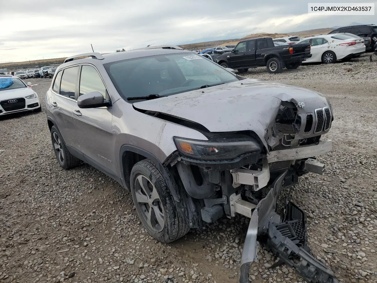 2019 Jeep Cherokee Limited VIN: 1C4PJMDX2KD463537 Lot: 76326774