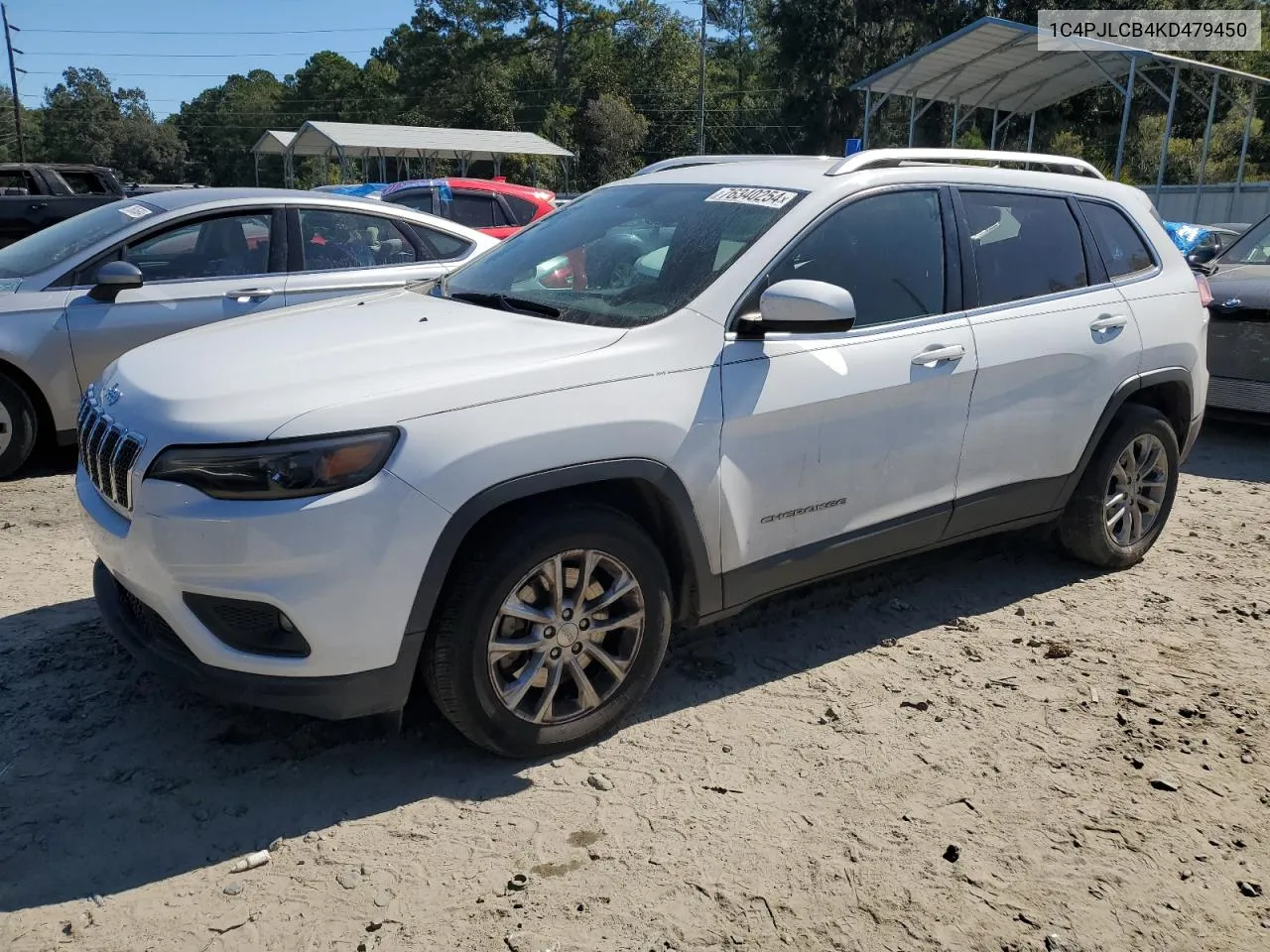 2019 Jeep Cherokee Latitude VIN: 1C4PJLCB4KD479450 Lot: 76340254