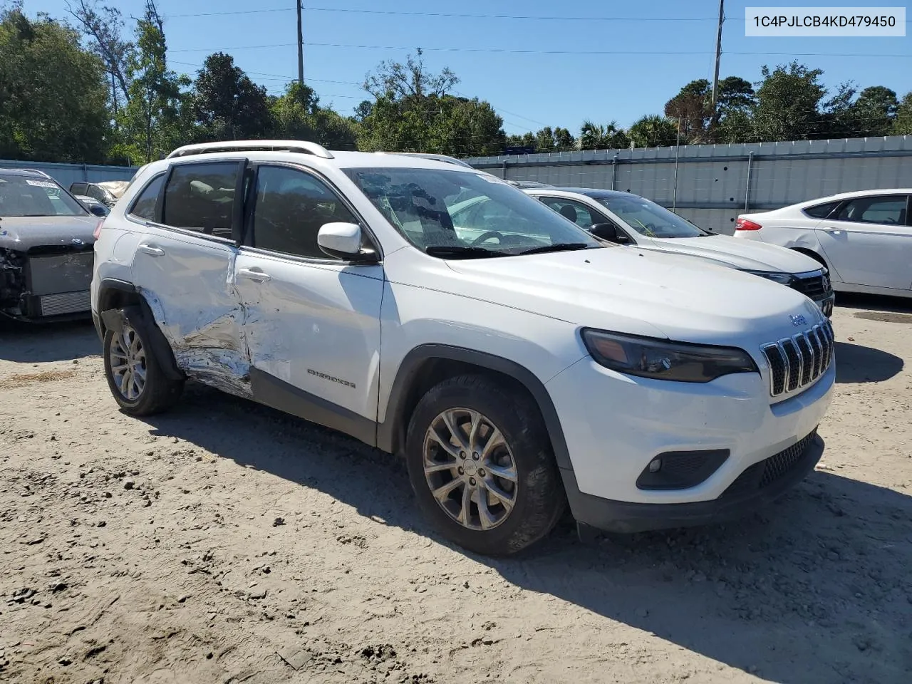 2019 Jeep Cherokee Latitude VIN: 1C4PJLCB4KD479450 Lot: 76340254