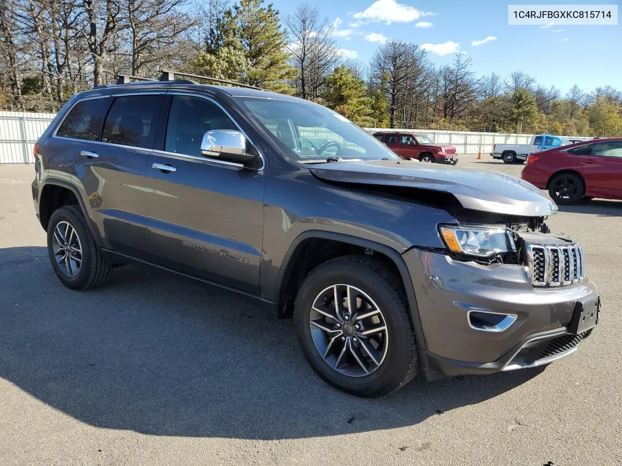 2019 Jeep Grand Cherokee Limited VIN: 1C4RJFBGXKC815714 Lot: 76346444