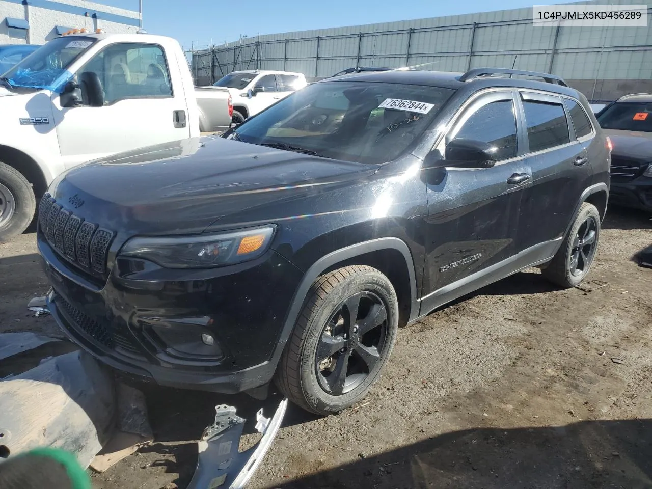 2019 Jeep Cherokee Latitude Plus VIN: 1C4PJMLX5KD456289 Lot: 76362844