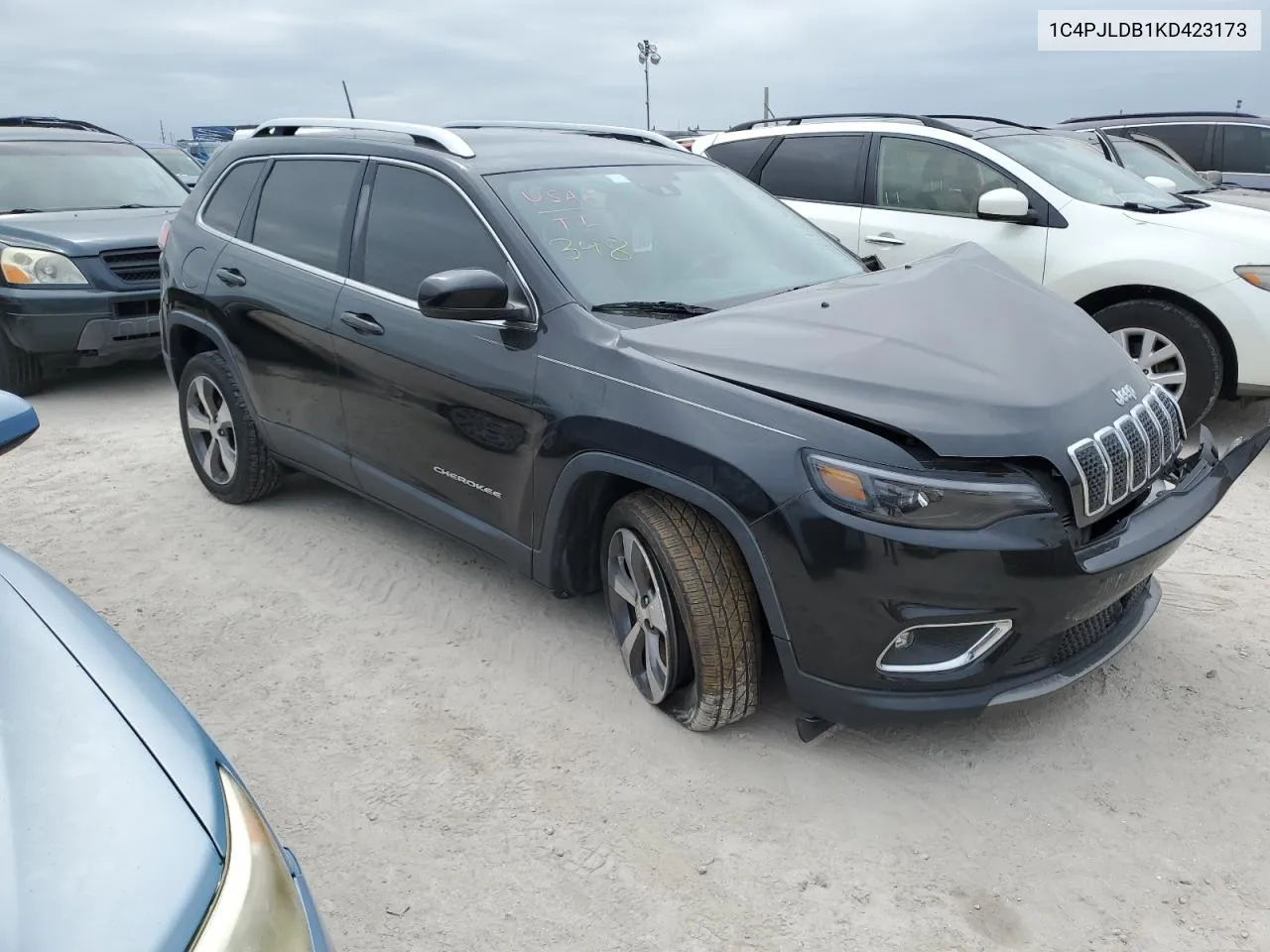 2019 Jeep Cherokee Limited VIN: 1C4PJLDB1KD423173 Lot: 76460834