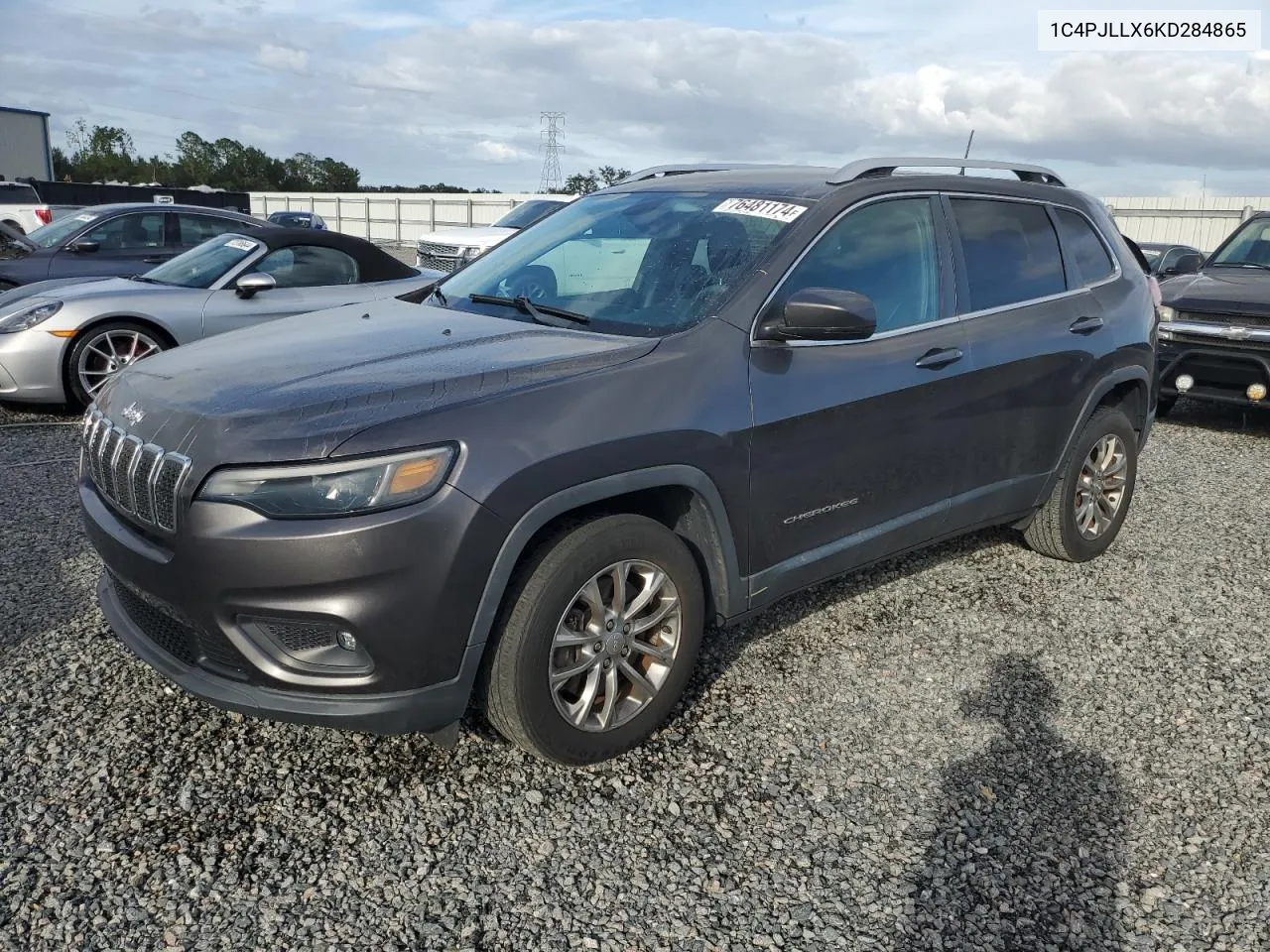 2019 Jeep Cherokee Latitude Plus VIN: 1C4PJLLX6KD284865 Lot: 76481174