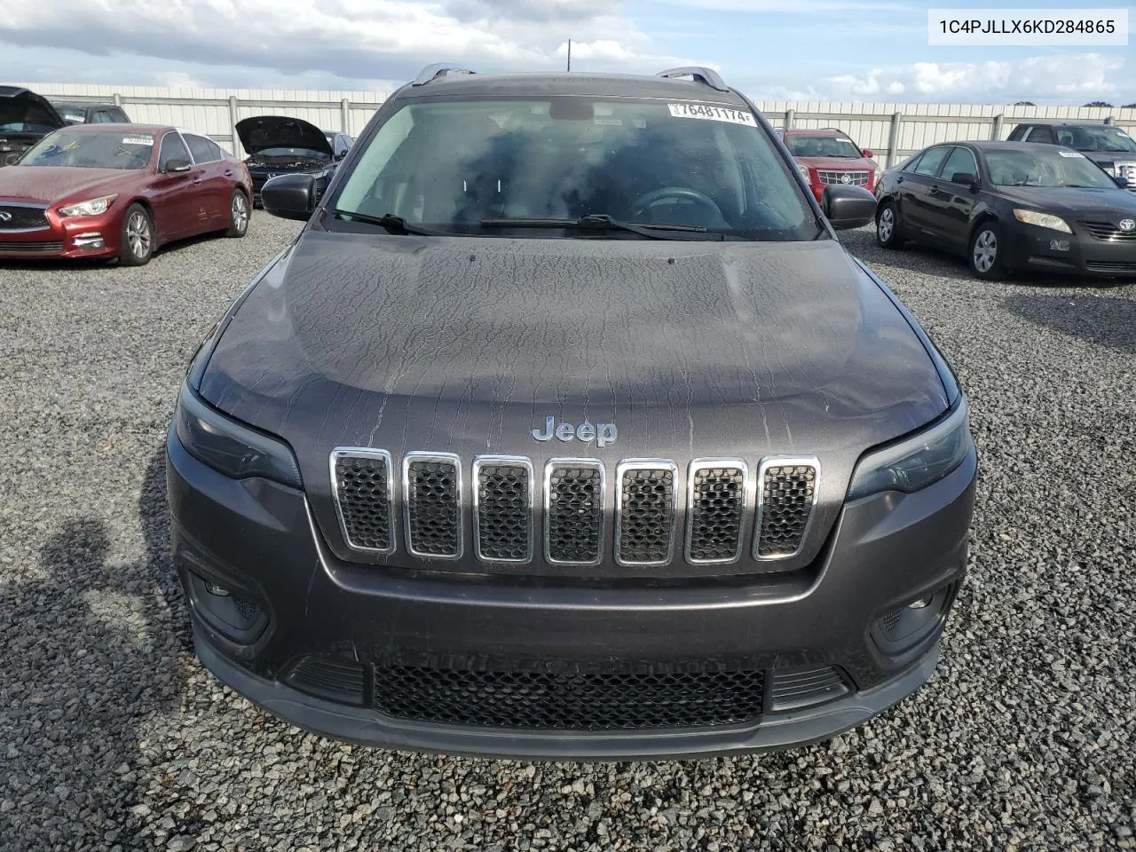 2019 Jeep Cherokee Latitude Plus VIN: 1C4PJLLX6KD284865 Lot: 76481174