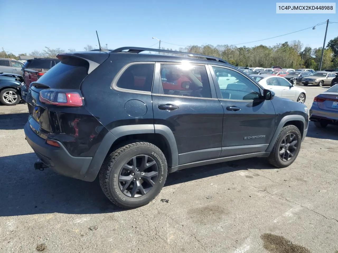 2019 Jeep Cherokee Latitude VIN: 1C4PJMCX2KD448988 Lot: 76533654