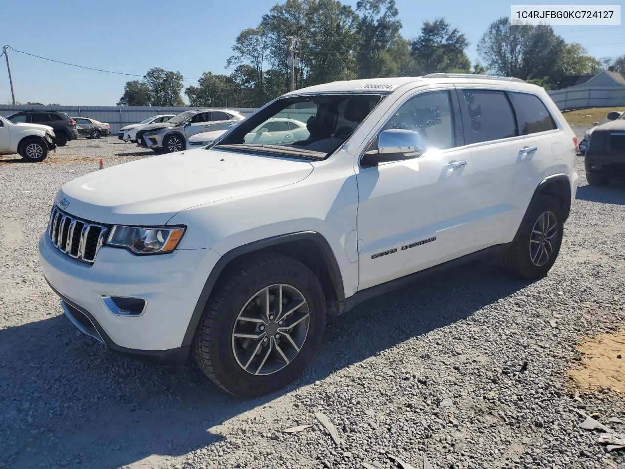 2019 Jeep Grand Cherokee Limited VIN: 1C4RJFBG0KC724127 Lot: 76558224