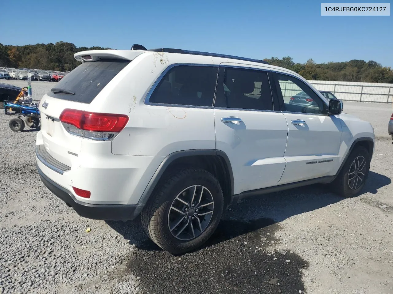 2019 Jeep Grand Cherokee Limited VIN: 1C4RJFBG0KC724127 Lot: 76558224