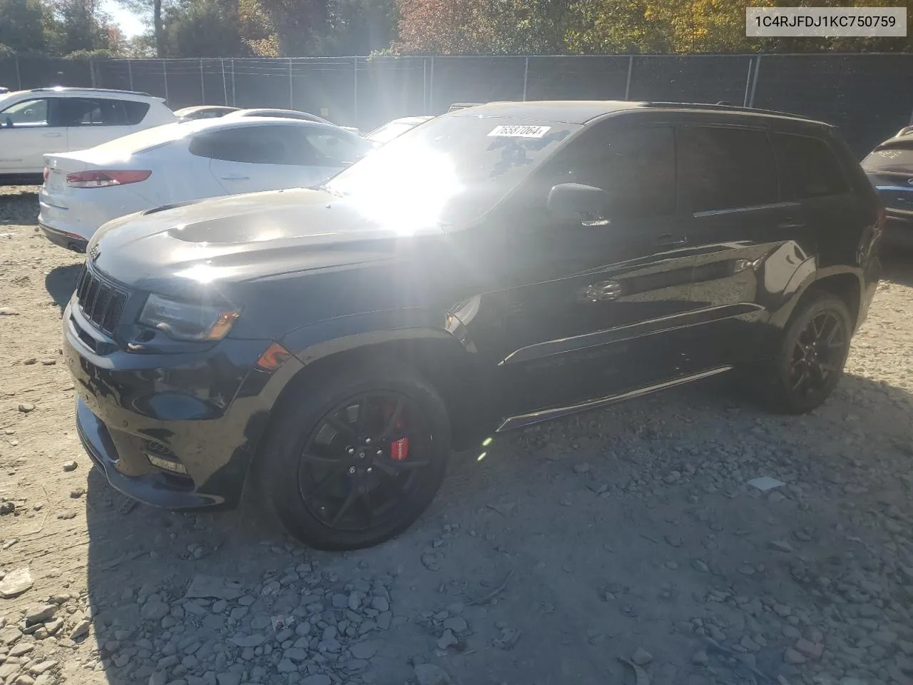 2019 Jeep Grand Cherokee Srt-8 VIN: 1C4RJFDJ1KC750759 Lot: 76587064