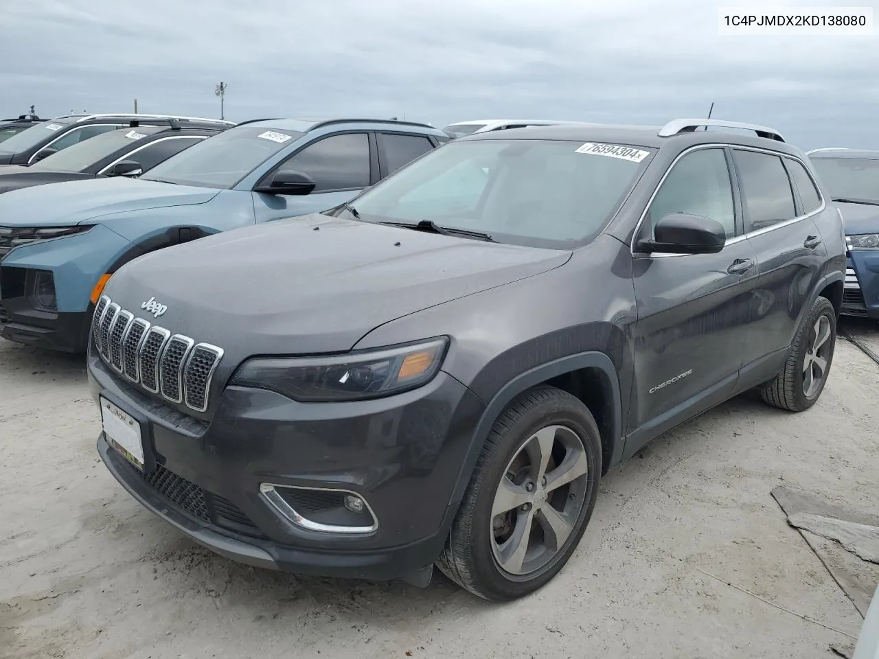 2019 Jeep Cherokee Limited VIN: 1C4PJMDX2KD138080 Lot: 76594304