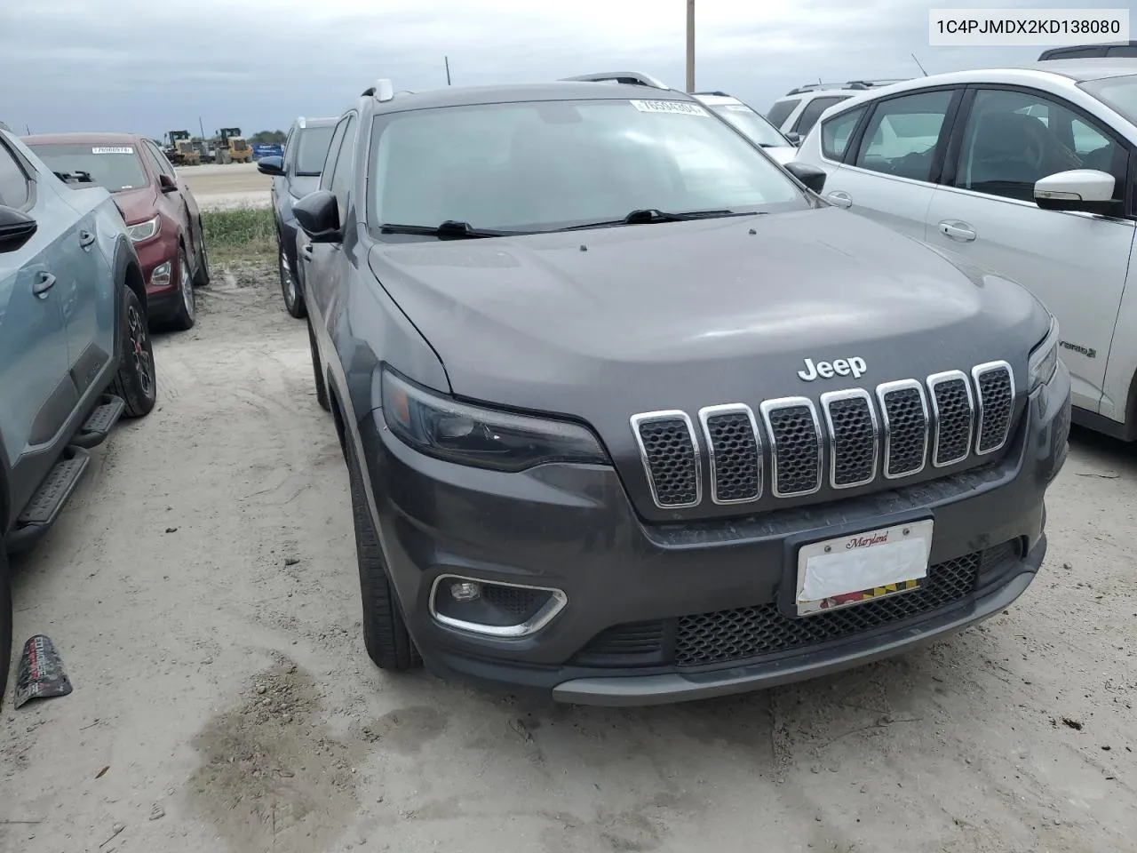 1C4PJMDX2KD138080 2019 Jeep Cherokee Limited