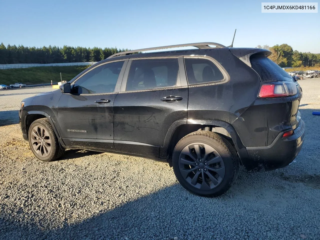 2019 Jeep Cherokee Limited VIN: 1C4PJMDX6KD481166 Lot: 76670794