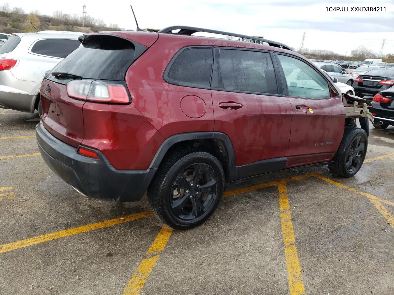 2019 Jeep Cherokee Latitude Plus VIN: 1C4PJLLXXKD384211 Lot: 76692583