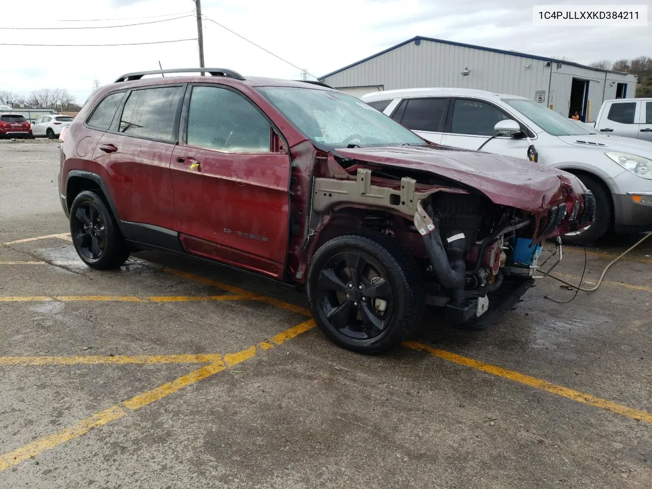 2019 Jeep Cherokee Latitude Plus VIN: 1C4PJLLXXKD384211 Lot: 76692583