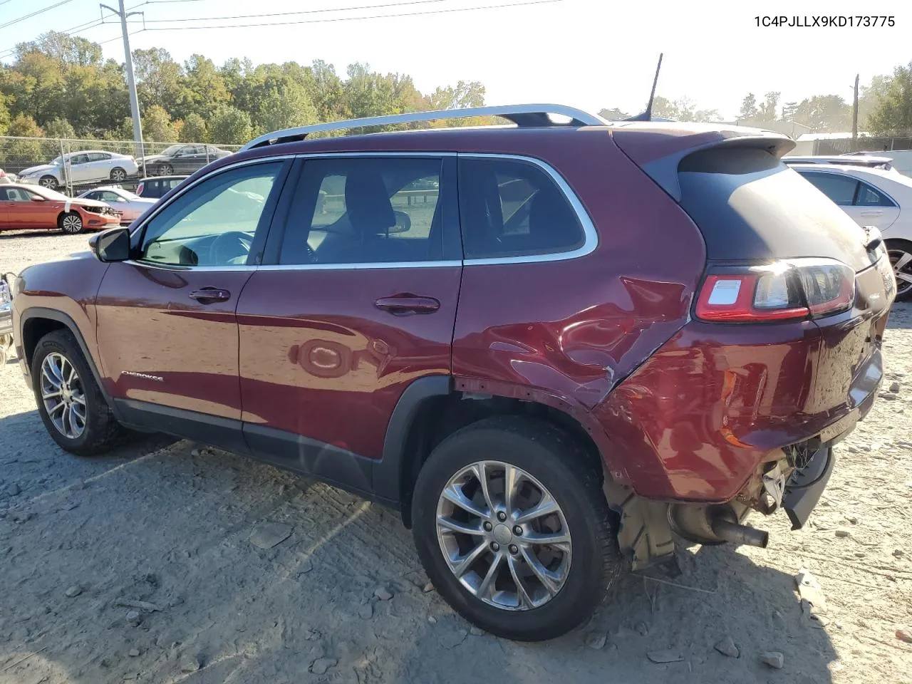 2019 Jeep Cherokee Latitude Plus VIN: 1C4PJLLX9KD173775 Lot: 76720984