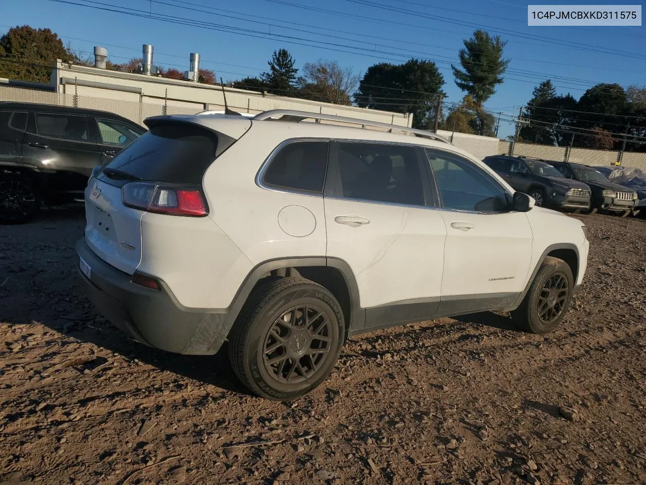 2019 Jeep Cherokee Latitude VIN: 1C4PJMCBXKD311575 Lot: 76767434