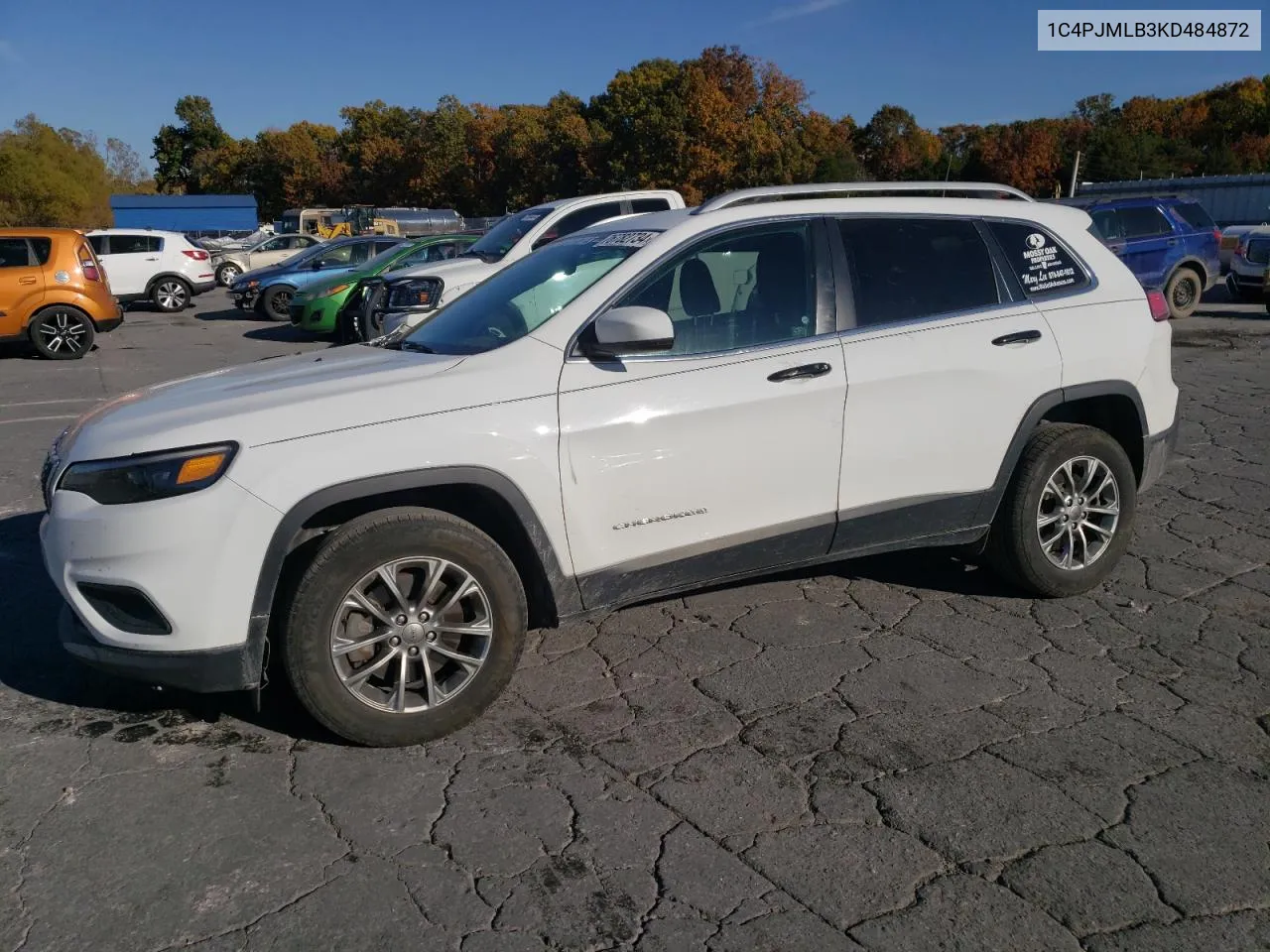 2019 Jeep Cherokee Latitude Plus VIN: 1C4PJMLB3KD484872 Lot: 76782734