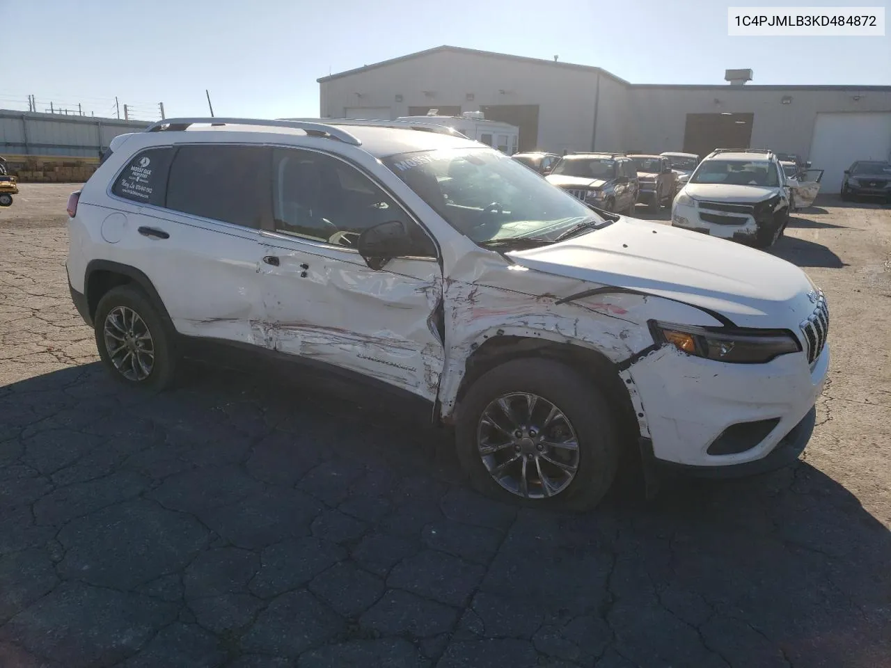 2019 Jeep Cherokee Latitude Plus VIN: 1C4PJMLB3KD484872 Lot: 76782734