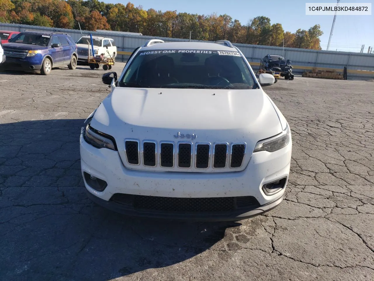 2019 Jeep Cherokee Latitude Plus VIN: 1C4PJMLB3KD484872 Lot: 76782734