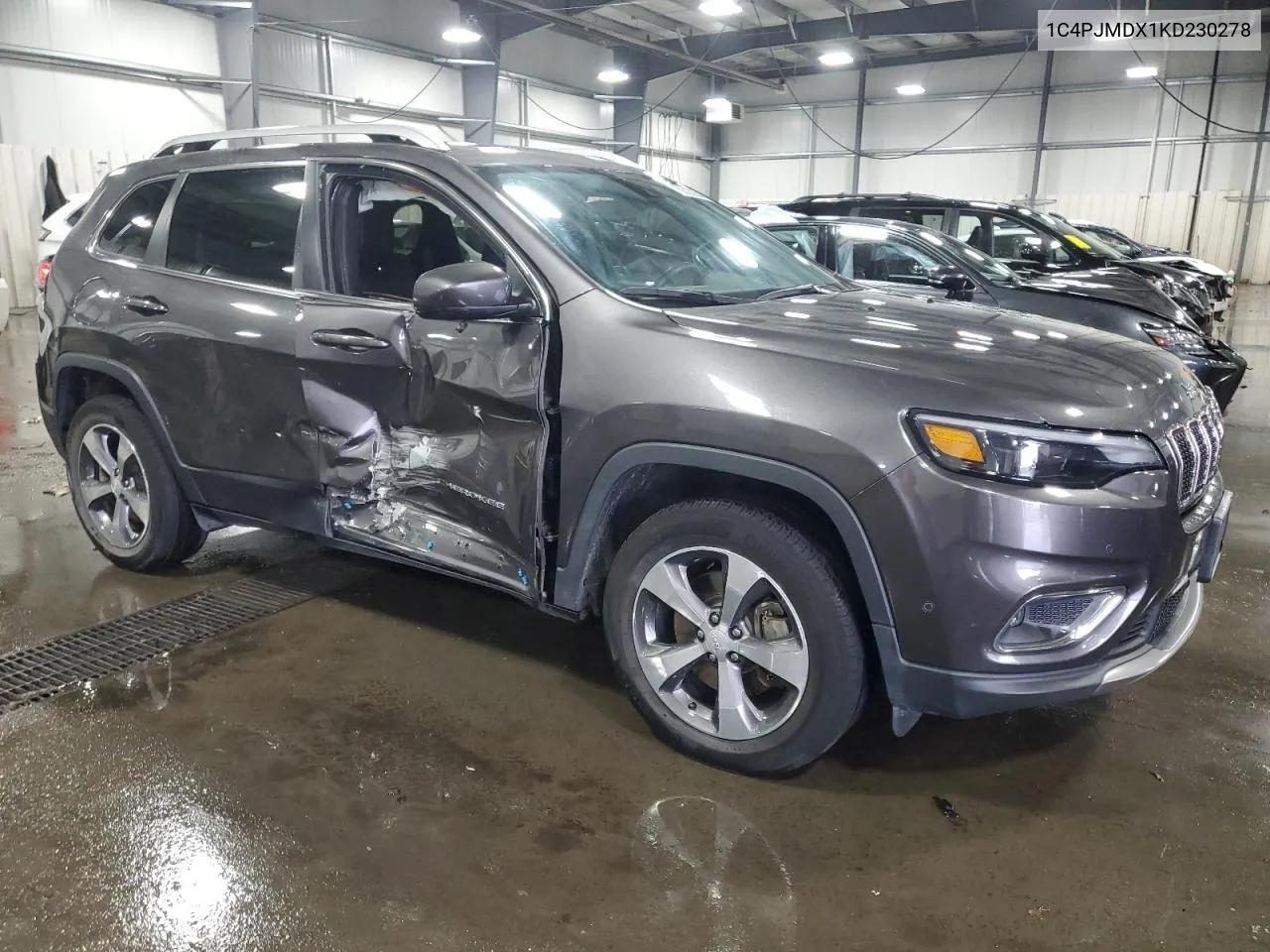 2019 Jeep Cherokee Limited VIN: 1C4PJMDX1KD230278 Lot: 76822864