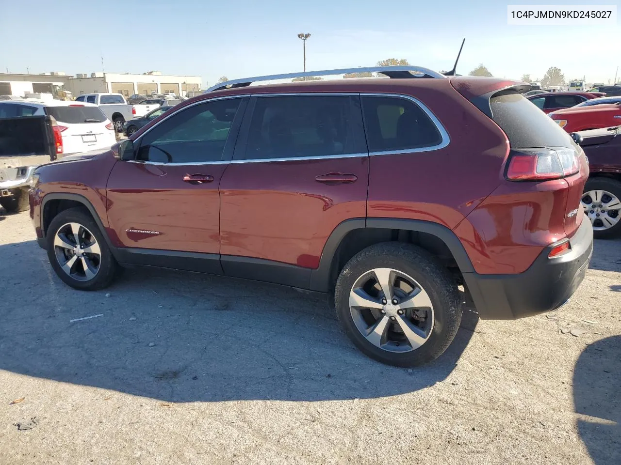 2019 Jeep Cherokee Limited VIN: 1C4PJMDN9KD245027 Lot: 76864534