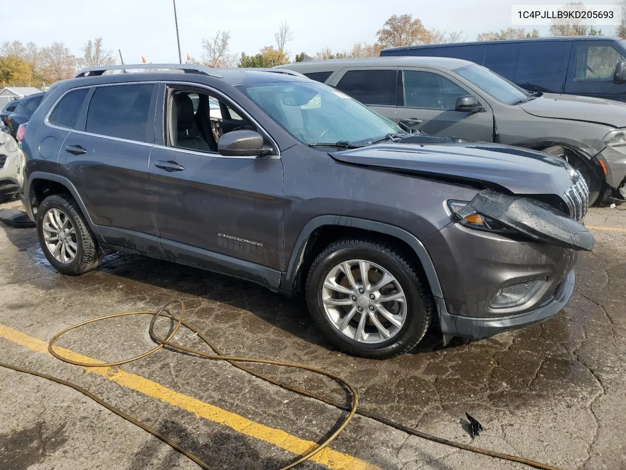 2019 Jeep Cherokee Latitude Plus VIN: 1C4PJLLB9KD205693 Lot: 76893424