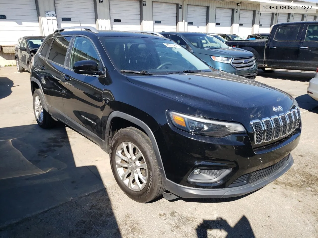 2019 Jeep Cherokee Latitude VIN: 1C4PJLCB0KD114327 Lot: 76966384