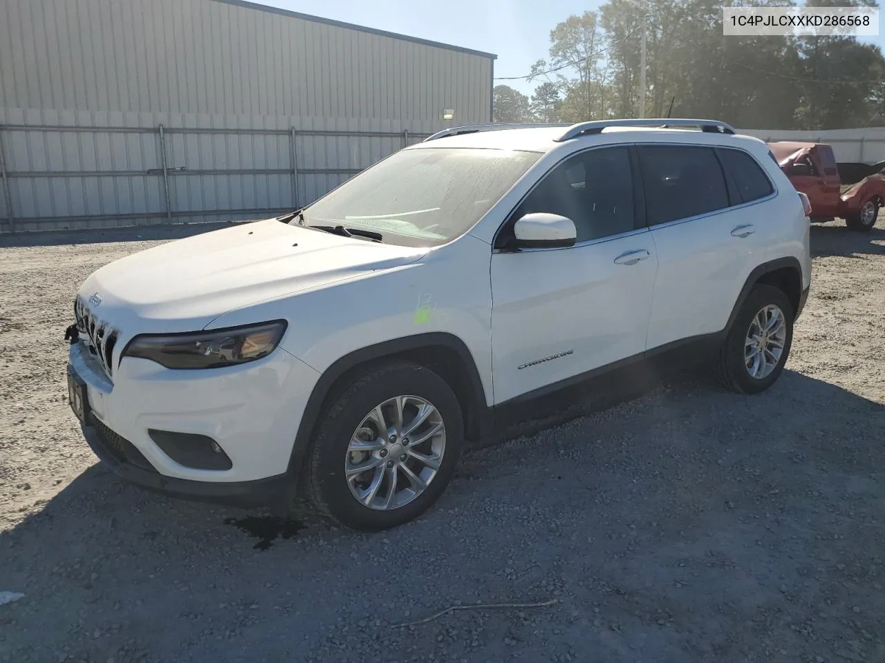 2019 Jeep Cherokee Latitude VIN: 1C4PJLCXXKD286568 Lot: 77003354