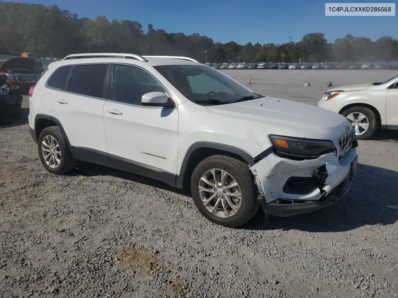 2019 Jeep Cherokee Latitude VIN: 1C4PJLCXXKD286568 Lot: 77003354